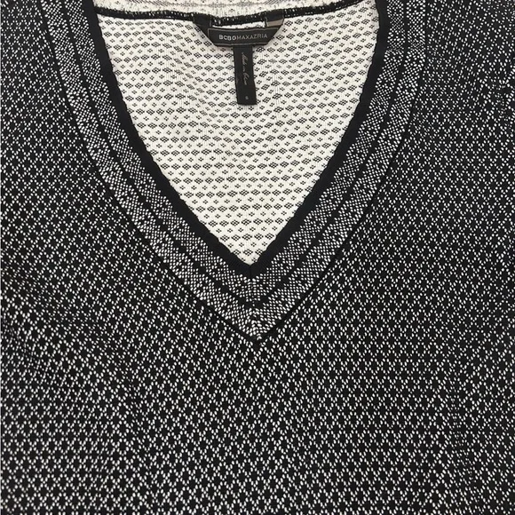 BCBG MAXAZRIA Bettina Dress Jacquard Black And White Patterned Size Small - Picture 4 of 5